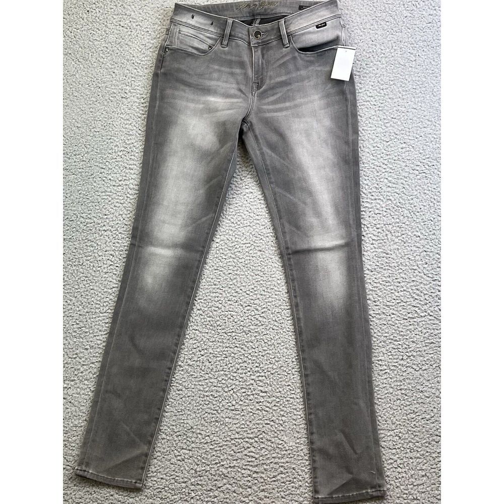 MAVI ALEXA Women's Mid Rise Skinny Gray Sz 27 Measures 28x31‎
